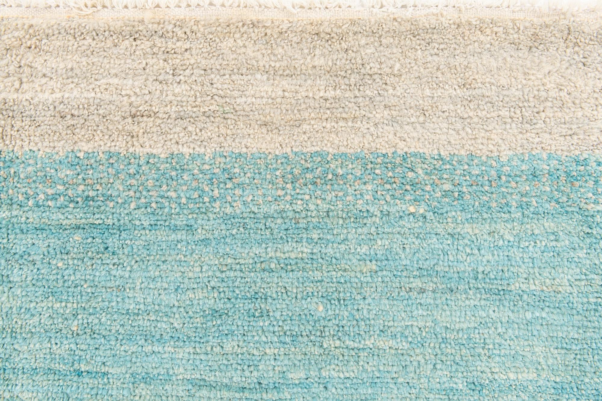 5' 1 x 8' 3 Hand Knotted Moroccan Wool Rug