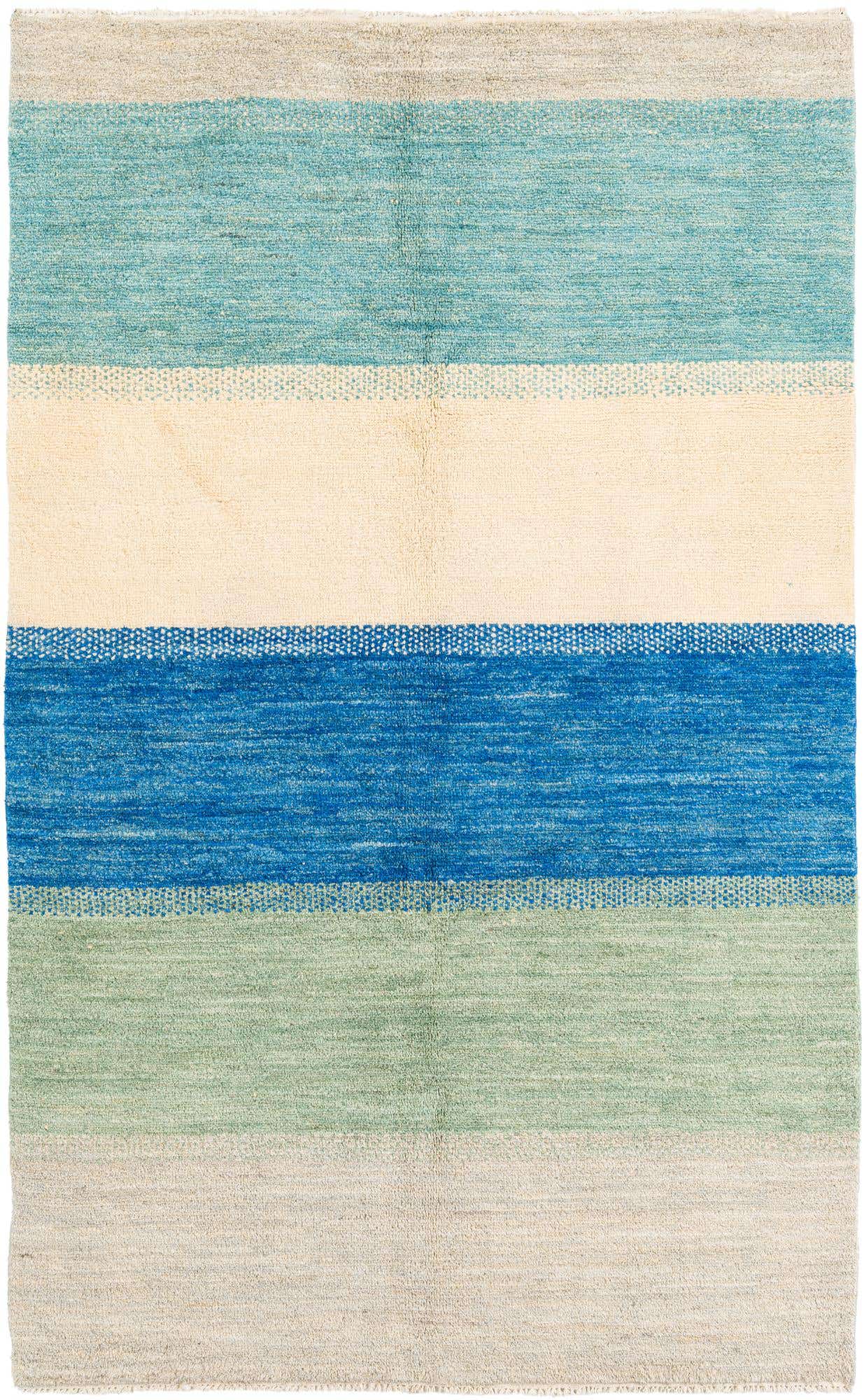 5' 1 x 8' 3 Hand Knotted Moroccan Wool Rug