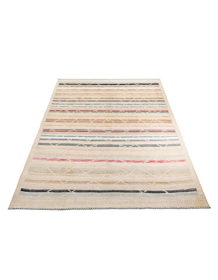 Detail image of 10' 2 x 14' 1  Hand Knotted Moroccan Rug