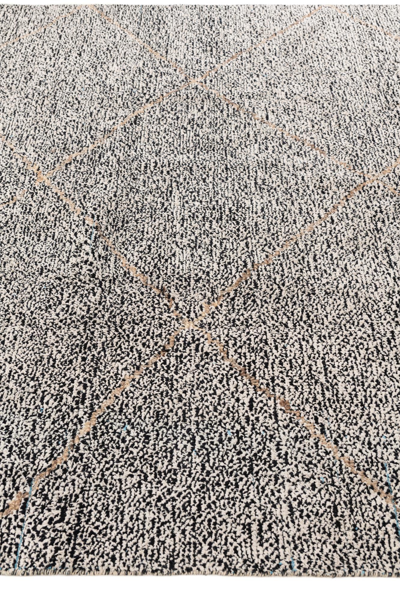 8' x 10' 8 Hand Knotted Moroccan Wool Rug