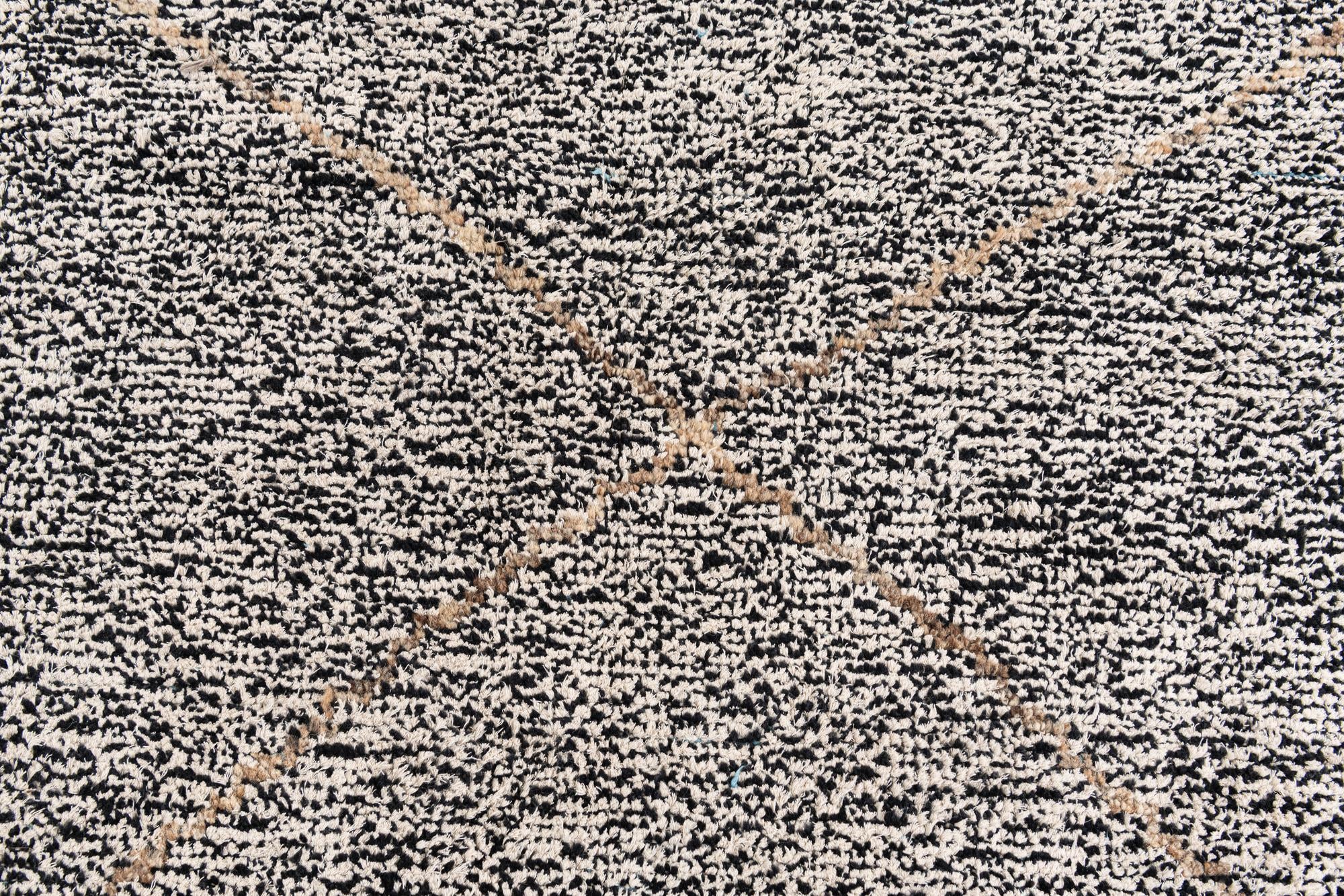 8' x 10' 8 Hand Knotted Moroccan Wool Rug