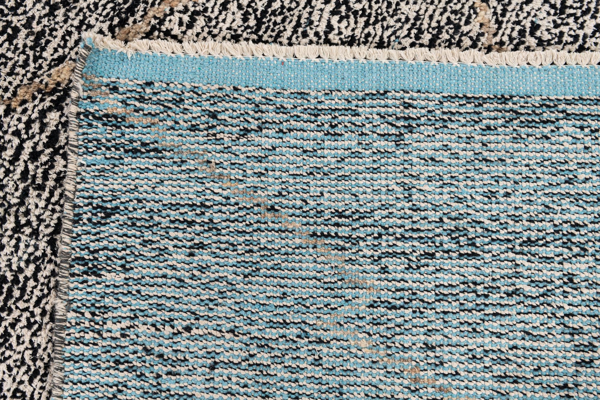 8' x 10' 8 Hand Knotted Moroccan Wool Rug