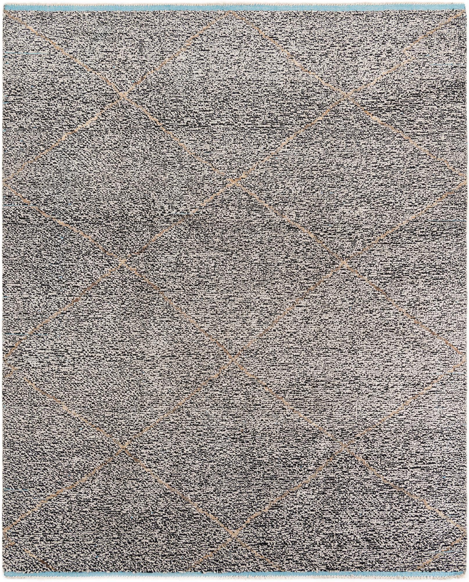 8' x 10' 8 Hand Knotted Moroccan Wool Rug