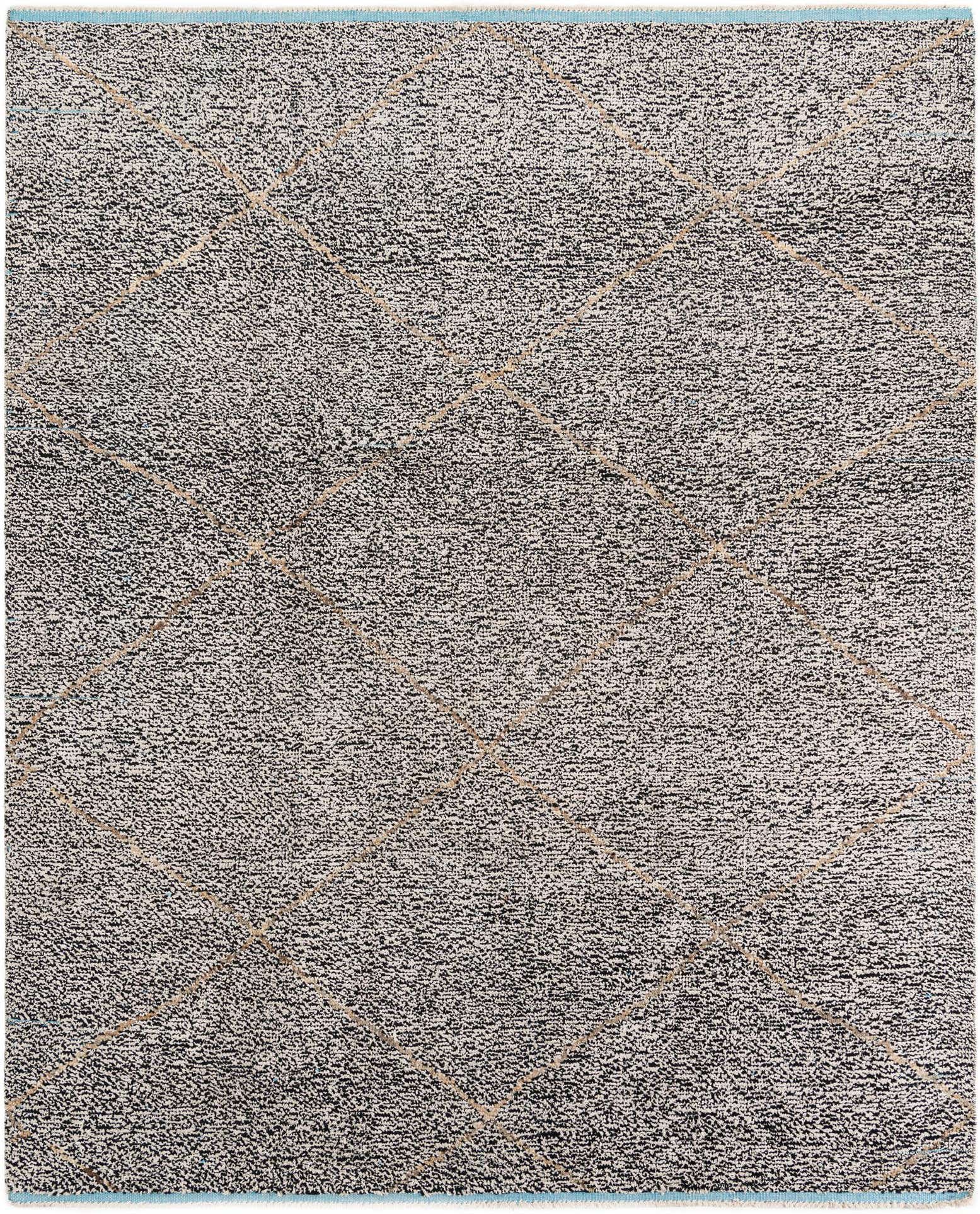 8' x 10' 8 Hand Knotted Moroccan Wool Rug