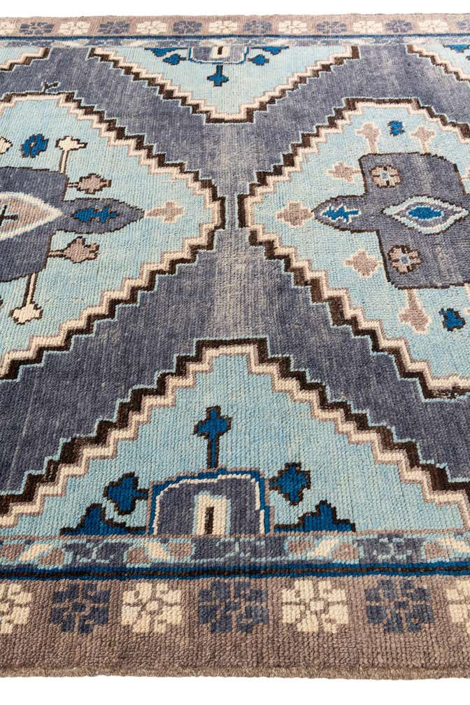8' 7 x 10' 2 Hand Knotted Moroccan Wool Rug
