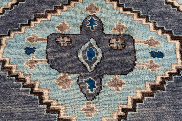8' 7 x 10' 2 Hand Knotted Moroccan Wool Rug