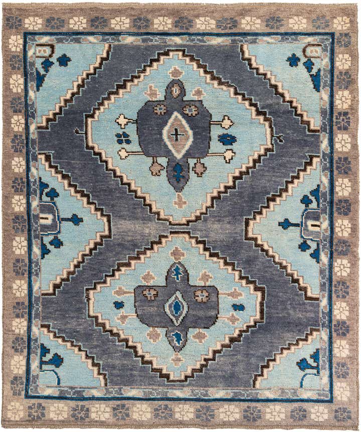 8' 7 x 10' 2 Hand Knotted Moroccan Wool Rug