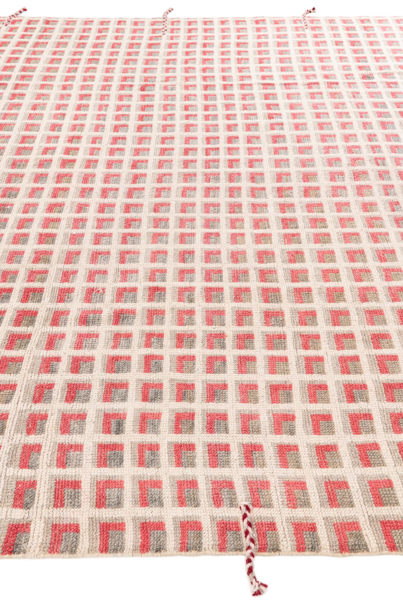 9' 5 x 12' 1 Hand Knotted Moroccan Wool Rug