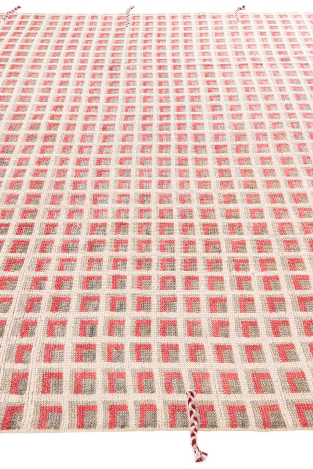 Detail image of 9' 5 x 12' 1 Hand Knotted Moroccan Wool Rug