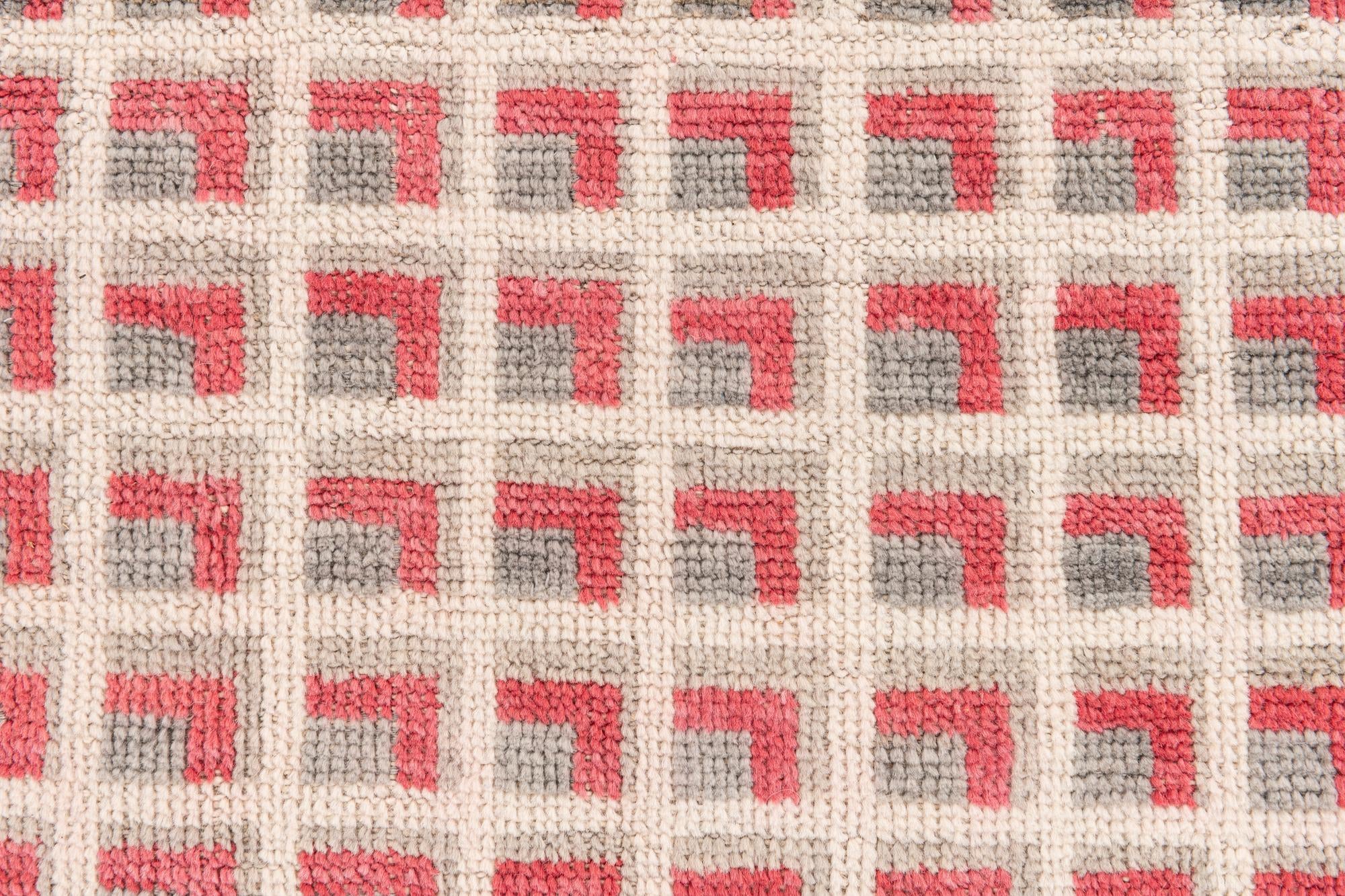 9' 5 x 12' 1 Hand Knotted Moroccan Wool Rug