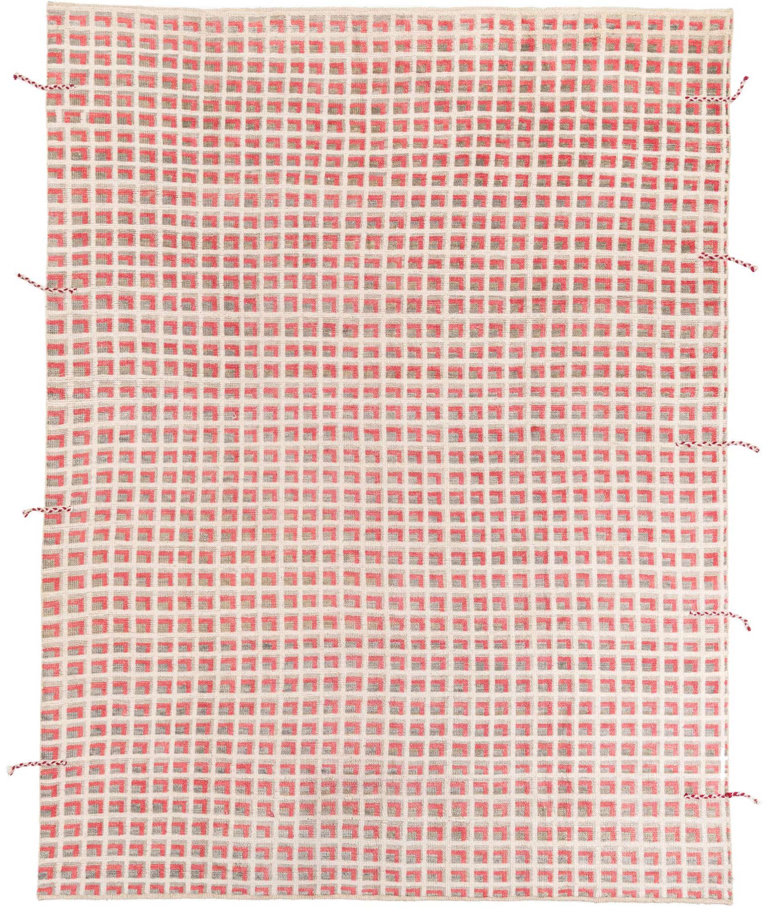 9' 5 x 12' 1 Hand Knotted Moroccan Wool Rug