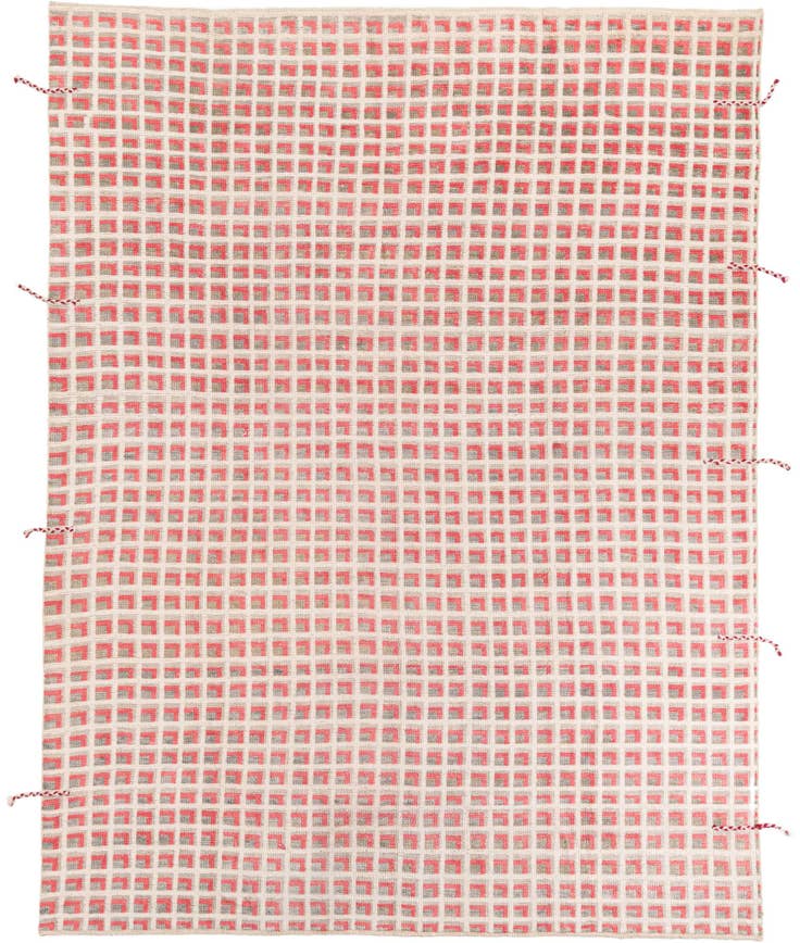 Detail image of 9' 5 x 12' 1 Hand Knotted Moroccan Wool Rug