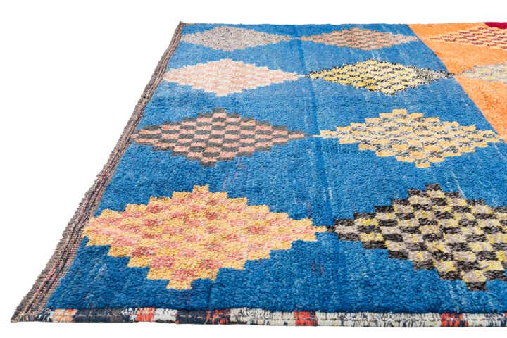 9' 3 x 11' 8 Hand Knotted Moroccan Wool Rug