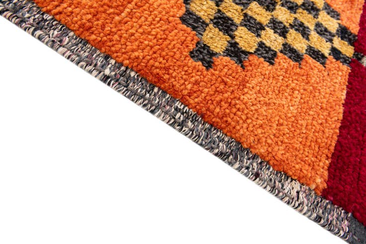 Detail image of 9' 3 x 11' 8 Hand Knotted Moroccan Wool Rug