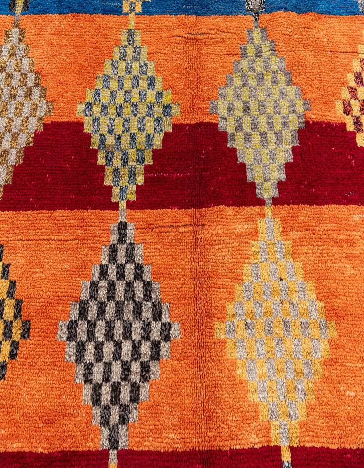 Detail image of 9' 3 x 11' 8  Hand Knotted Moroccan Wool Rug