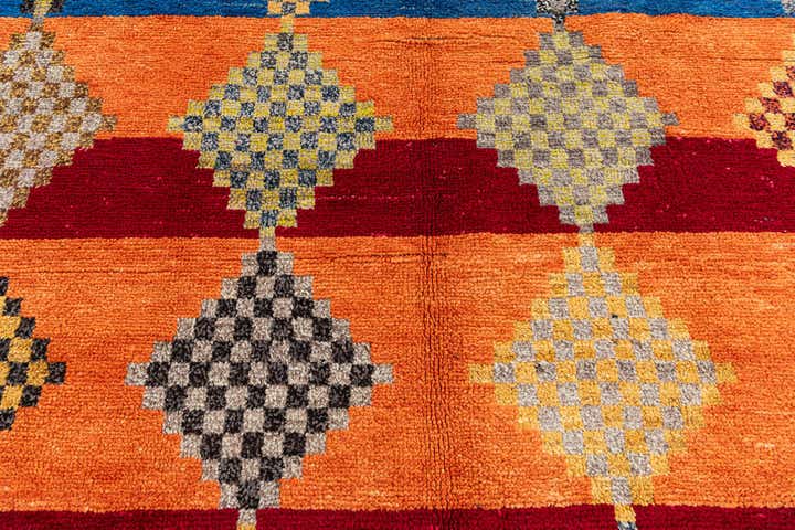 9' 3 x 11' 8 Hand Knotted Moroccan Wool Rug