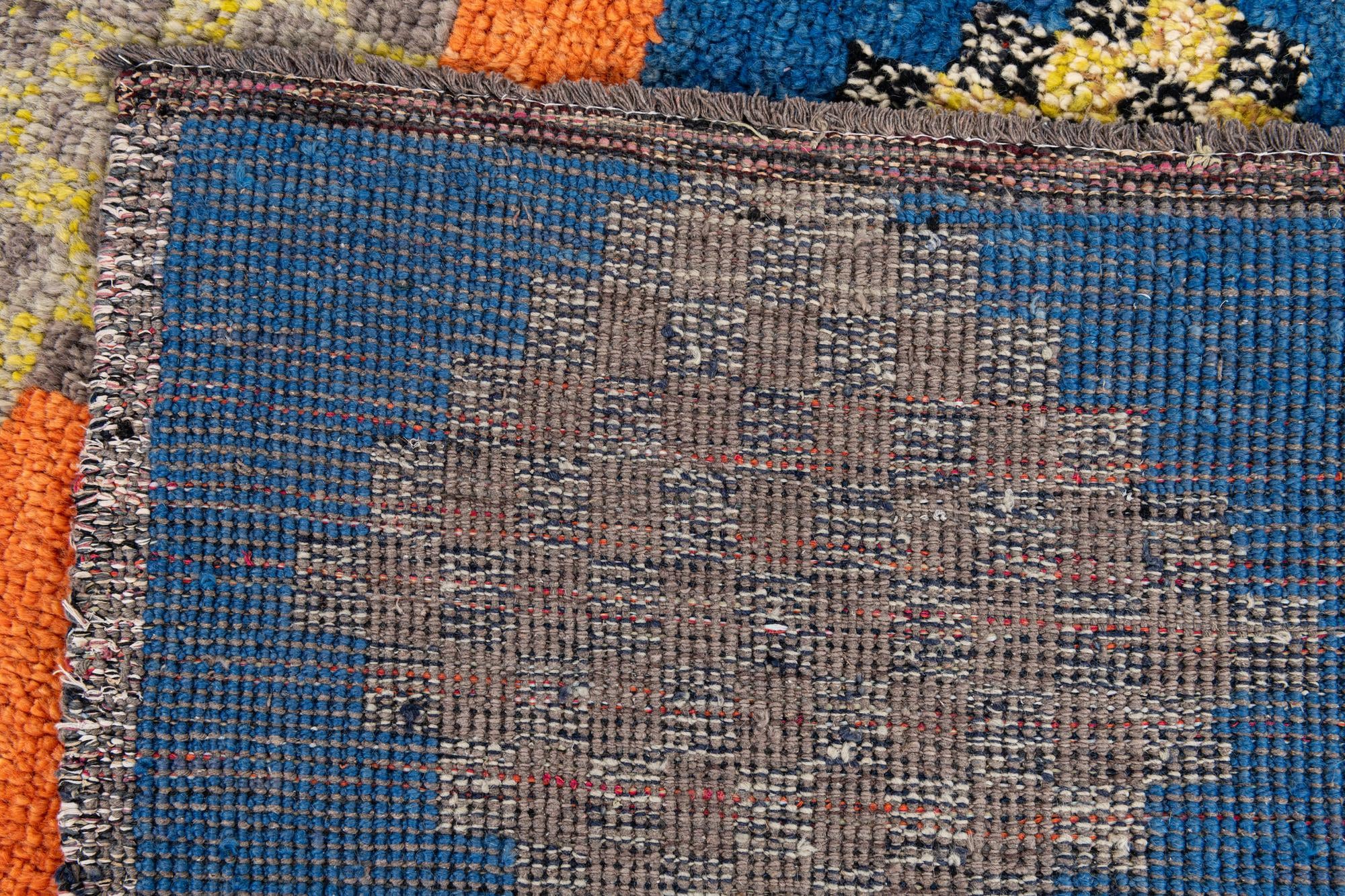 9' 3 x 11' 8 Hand Knotted Moroccan Wool Rug