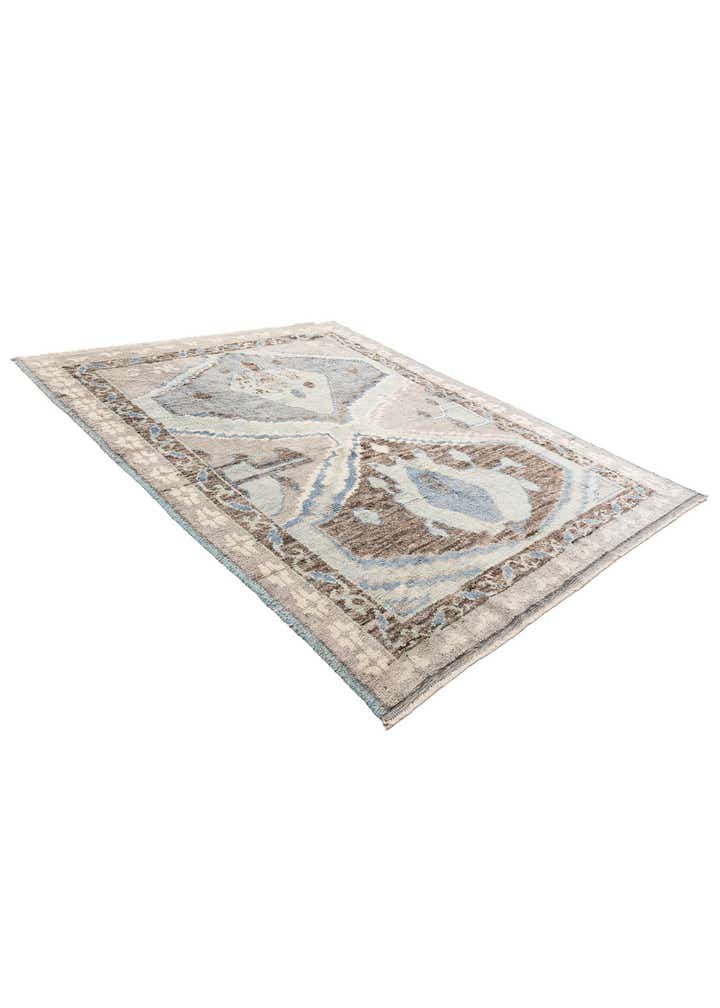 8' 2 x 10' 2 Hand Knotted Moroccan Wool Rug