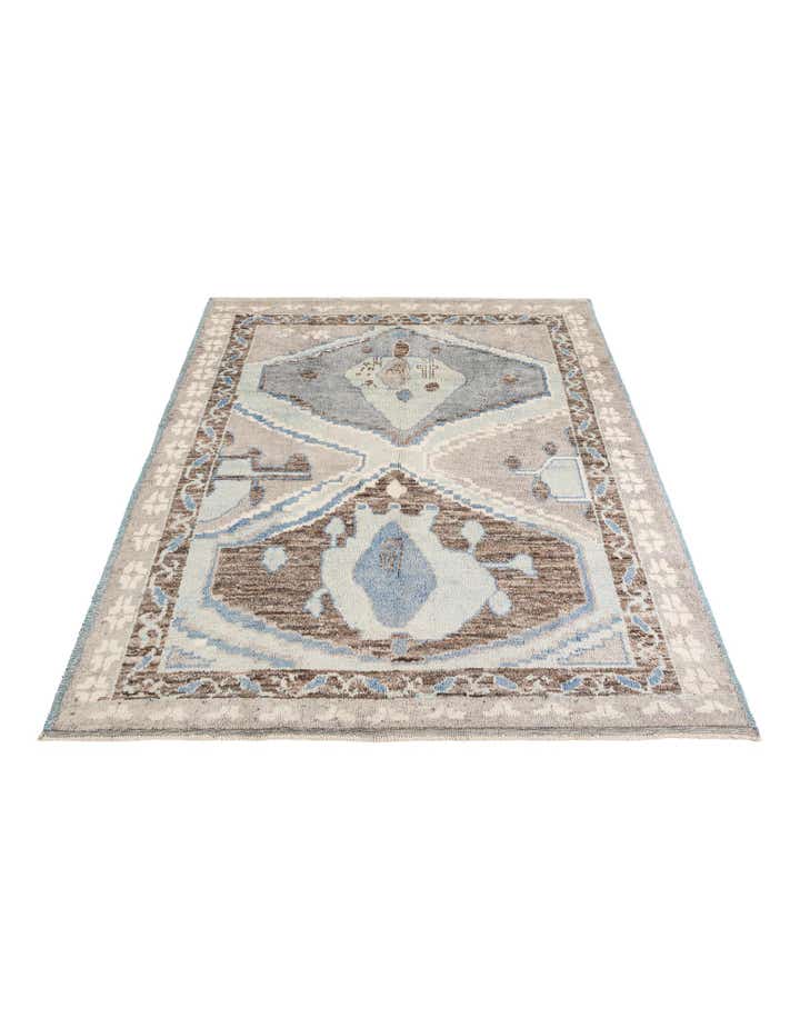 8' 2 x 10' 2 Hand Knotted Moroccan Wool Rug