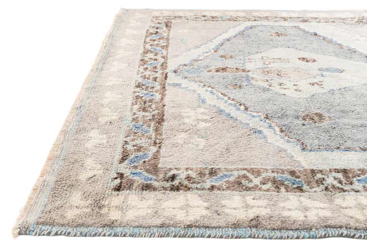 8' 2 x 10' 2 Hand Knotted Moroccan Wool Rug