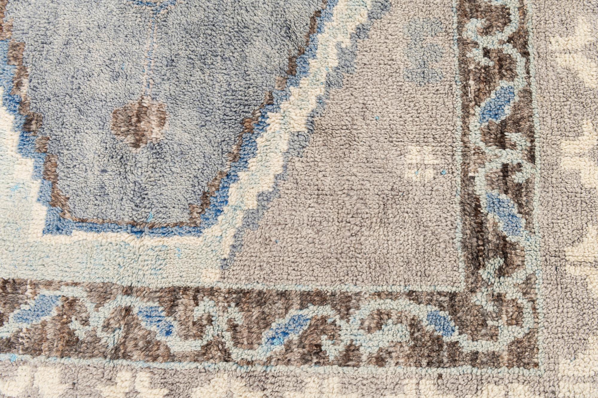 8' 2 x 10' 2 Hand Knotted Moroccan Wool Rug