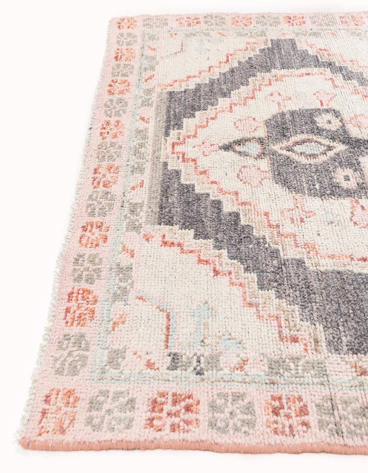 Detail image of 5' 9 x 9' 7 Hand Knotted Moroccan Wool Rug
