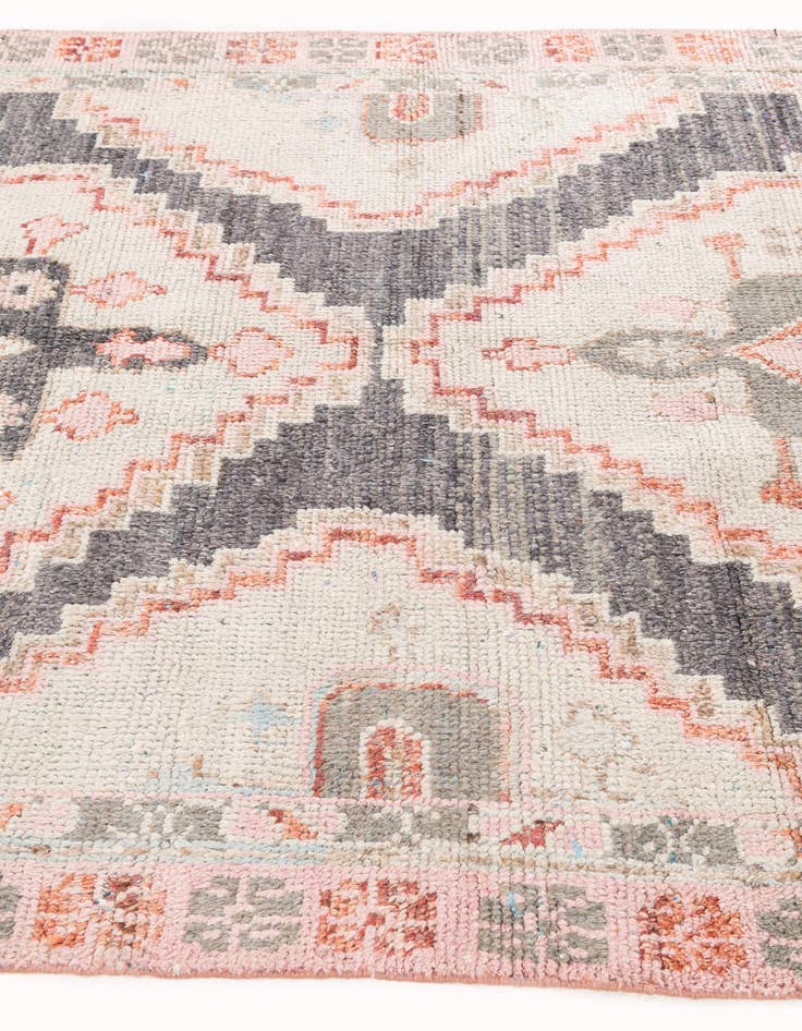Detail image of 5' 9 x 9' 7 Hand Knotted Moroccan Wool Rug
