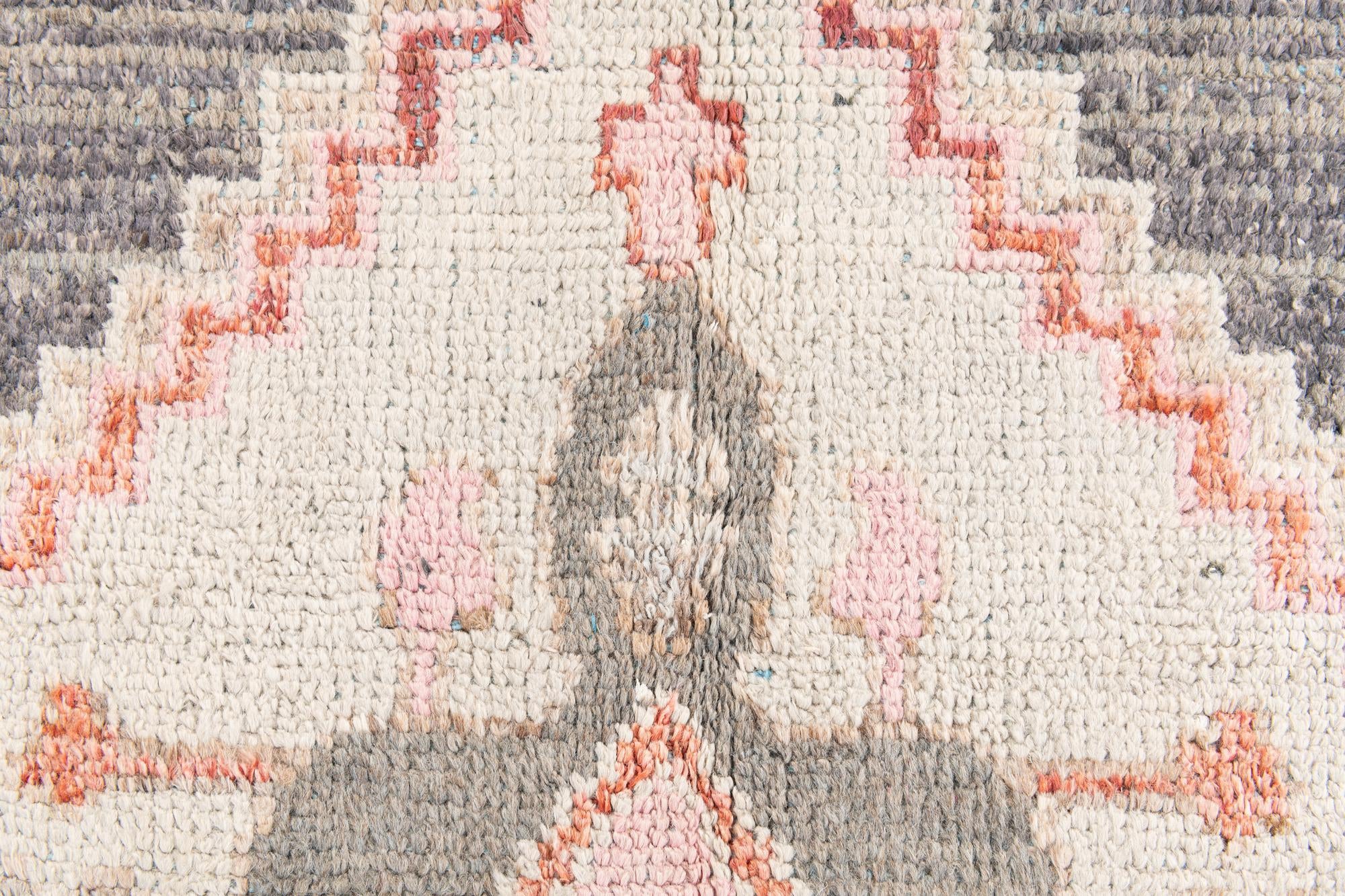 5' 9 x 9' 7 Hand Knotted Moroccan Wool Rug