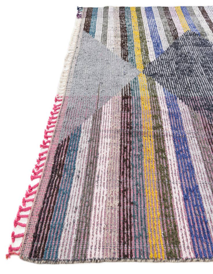 Detail image of 7' 8 x 10' 8  Hand Knotted Moroccan Wool Rug