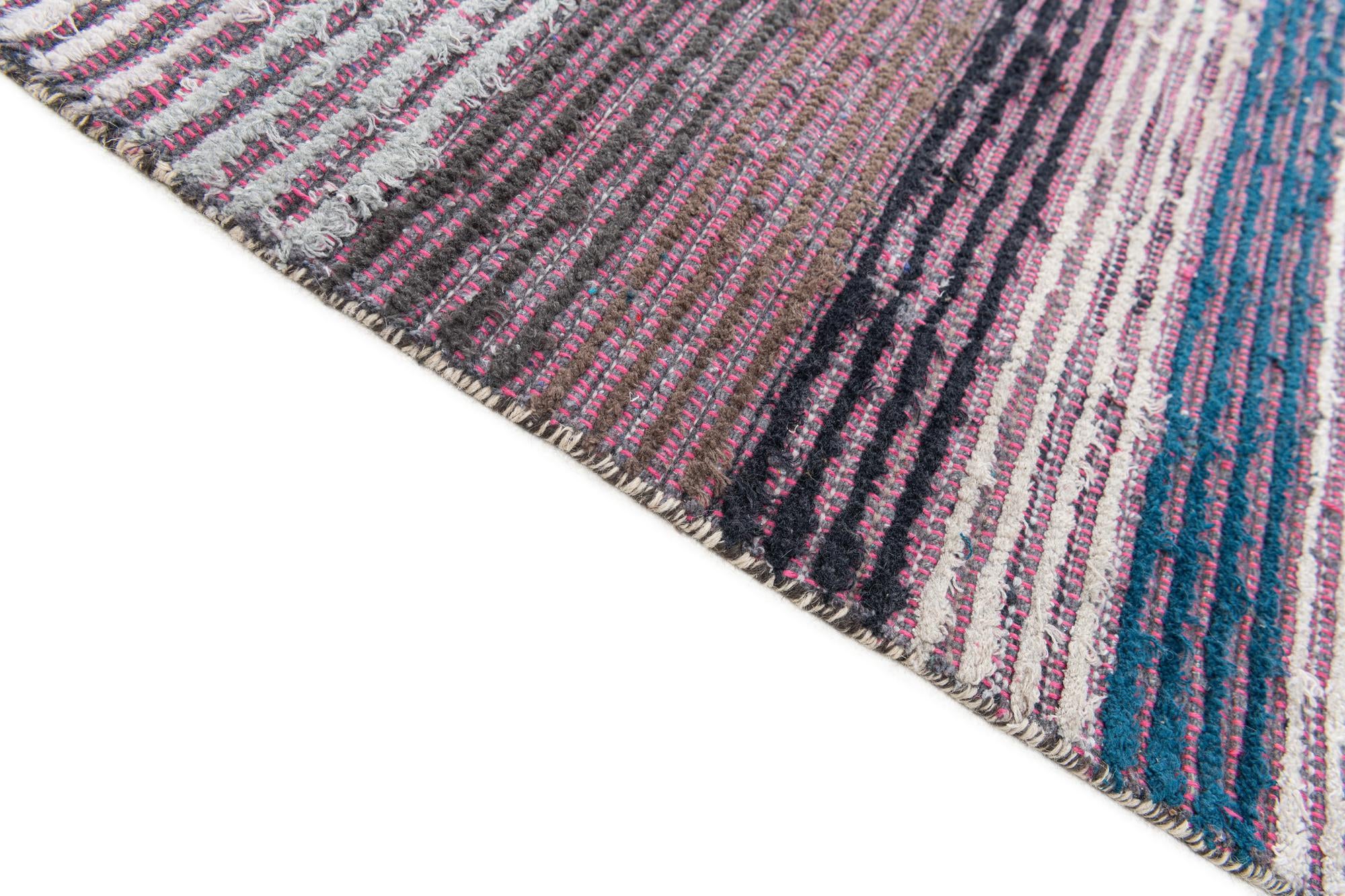 7' 8 x 10' 8 Hand Knotted Moroccan Wool Rug