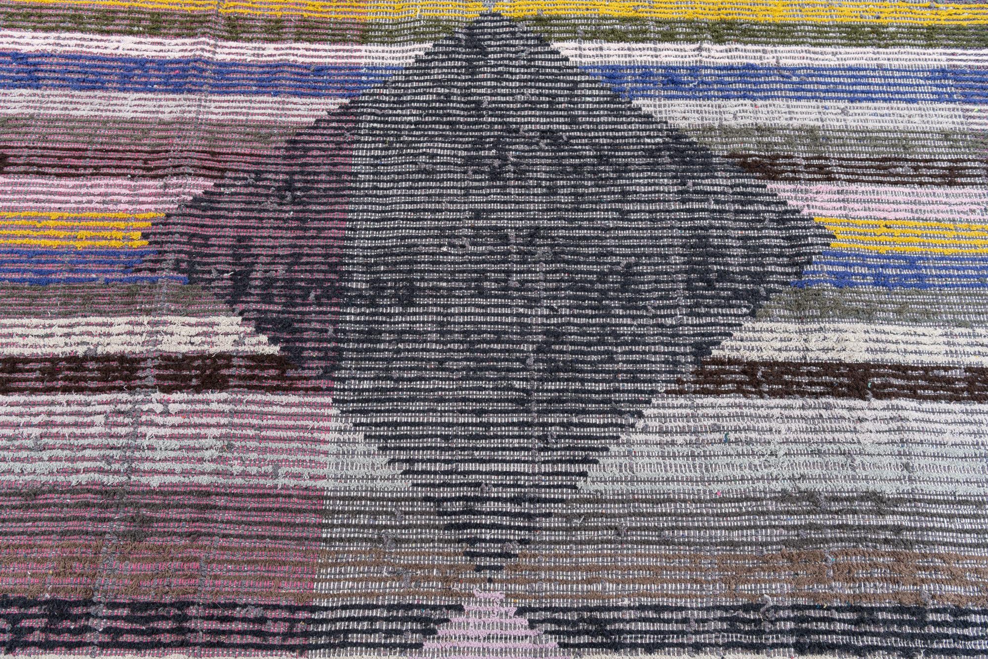 7' 8 x 10' 8 Hand Knotted Moroccan Wool Rug