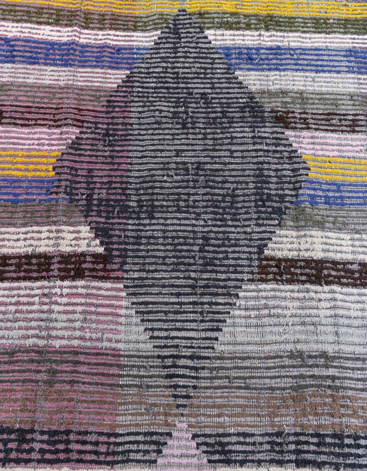 Detail image of 7' 8 x 10' 8  Hand Knotted Moroccan Wool Rug