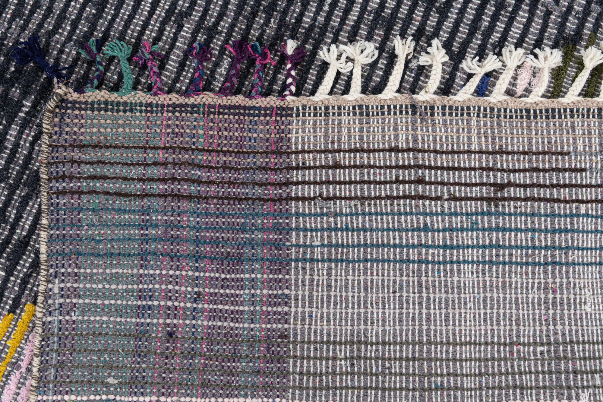 7' 8 x 10' 8 Hand Knotted Moroccan Wool Rug