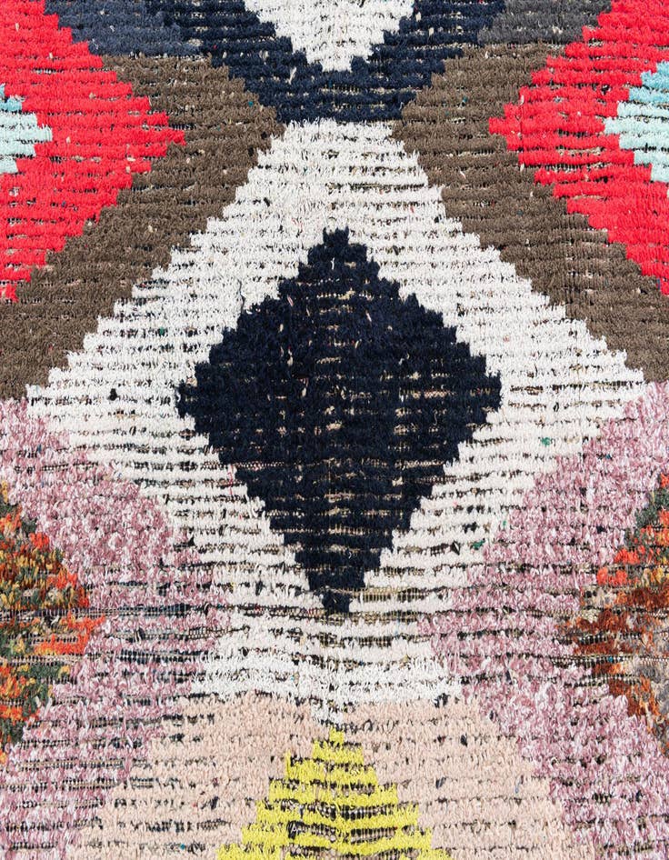Detail image of 8' 1 x 10' 8  Hand Knotted Moroccan Wool Rug