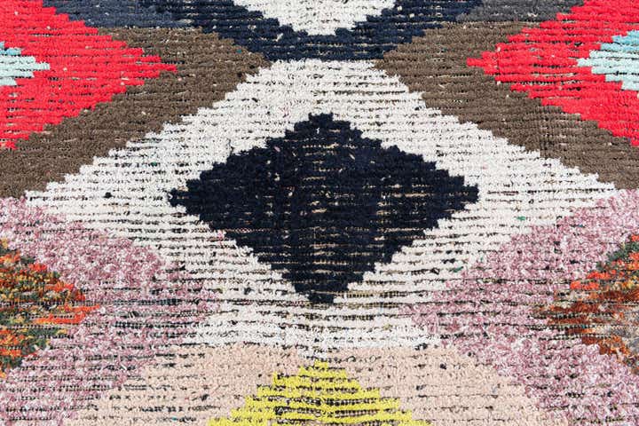 8' 1 x 10' 8 Hand Knotted Moroccan Wool Rug