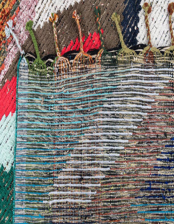 Detail image of 8' 1 x 10' 8  Hand Knotted Moroccan Wool Rug