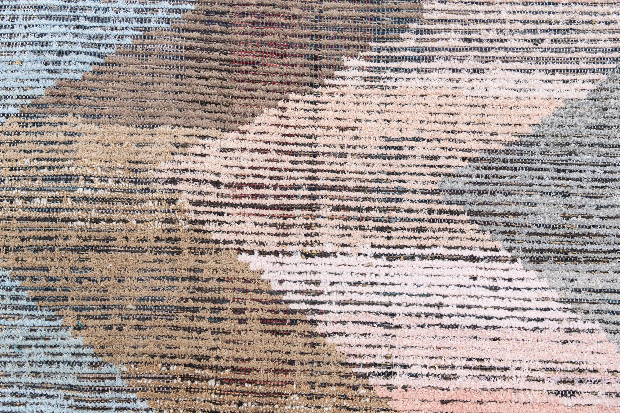 9' 2 x 12' Hand Knotted Moroccan Wool Rug