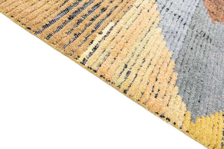 9' 3 x 11' 5 Hand Knotted Moroccan Wool Rug