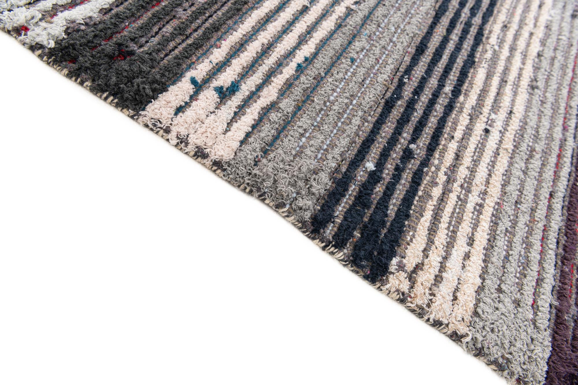 7' 9 x 10' 5 Hand Knotted Moroccan Wool Rug