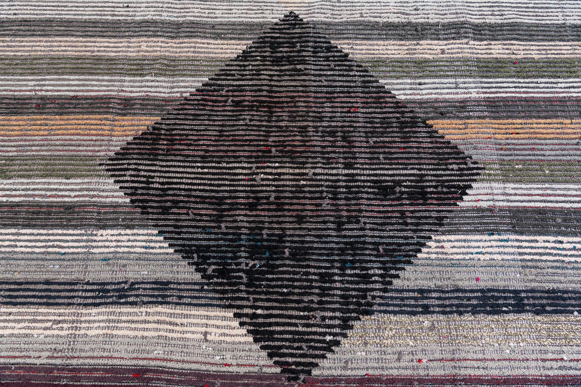 7' 9 x 10' 5 Hand Knotted Moroccan Wool Rug