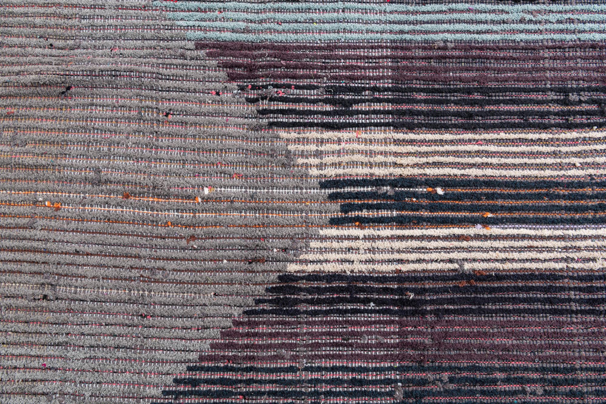 7' 9 x 10' 5 Hand Knotted Moroccan Wool Rug