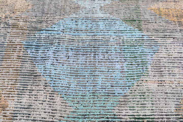 9' 2 x 11' 10 Hand Knotted Moroccan Wool Rug