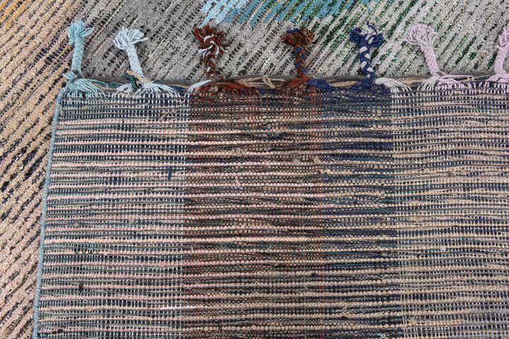 9' 2 x 11' 10 Hand Knotted Moroccan Wool Rug