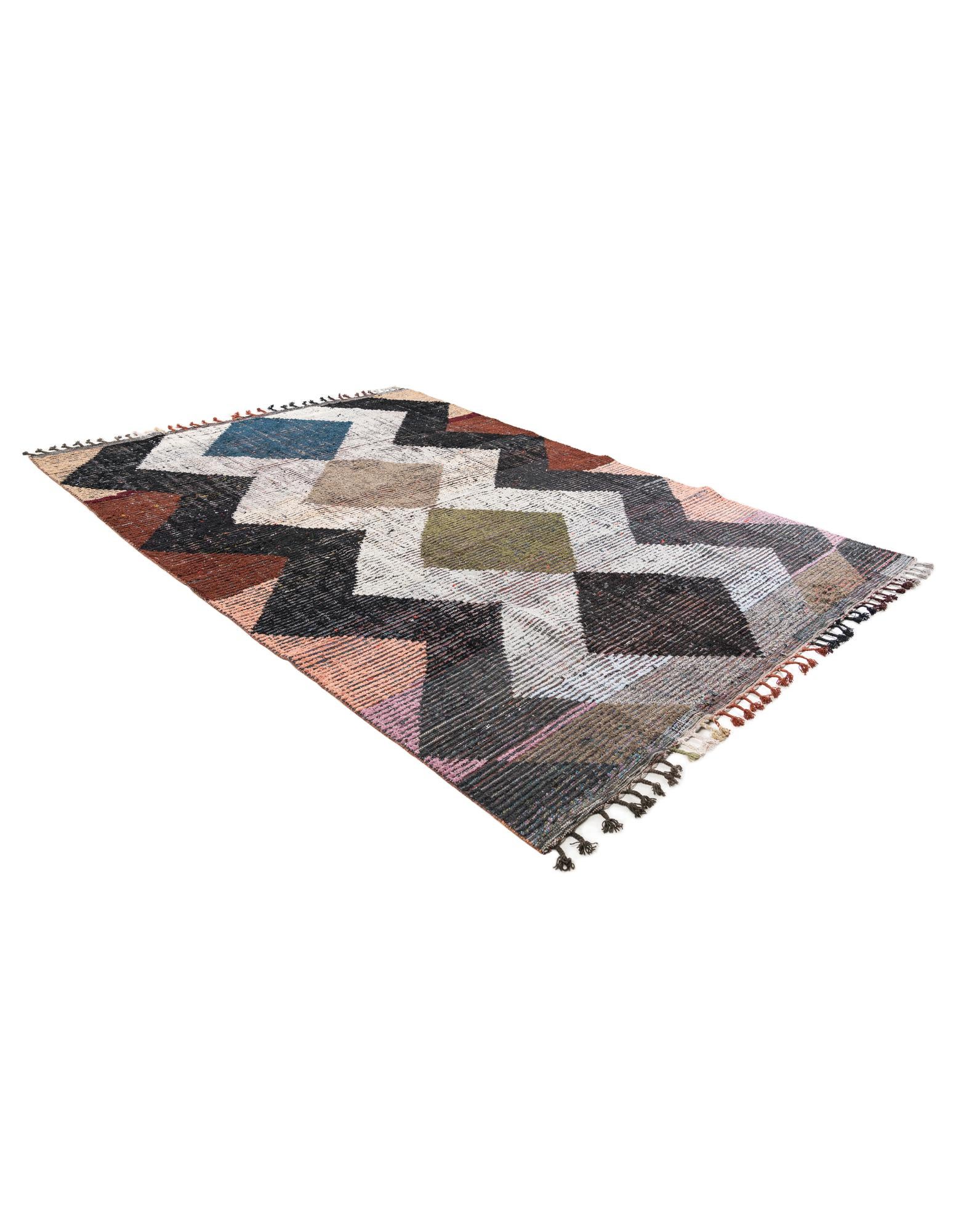 7' 7 x 10' 9 Hand Knotted Moroccan Wool Rug