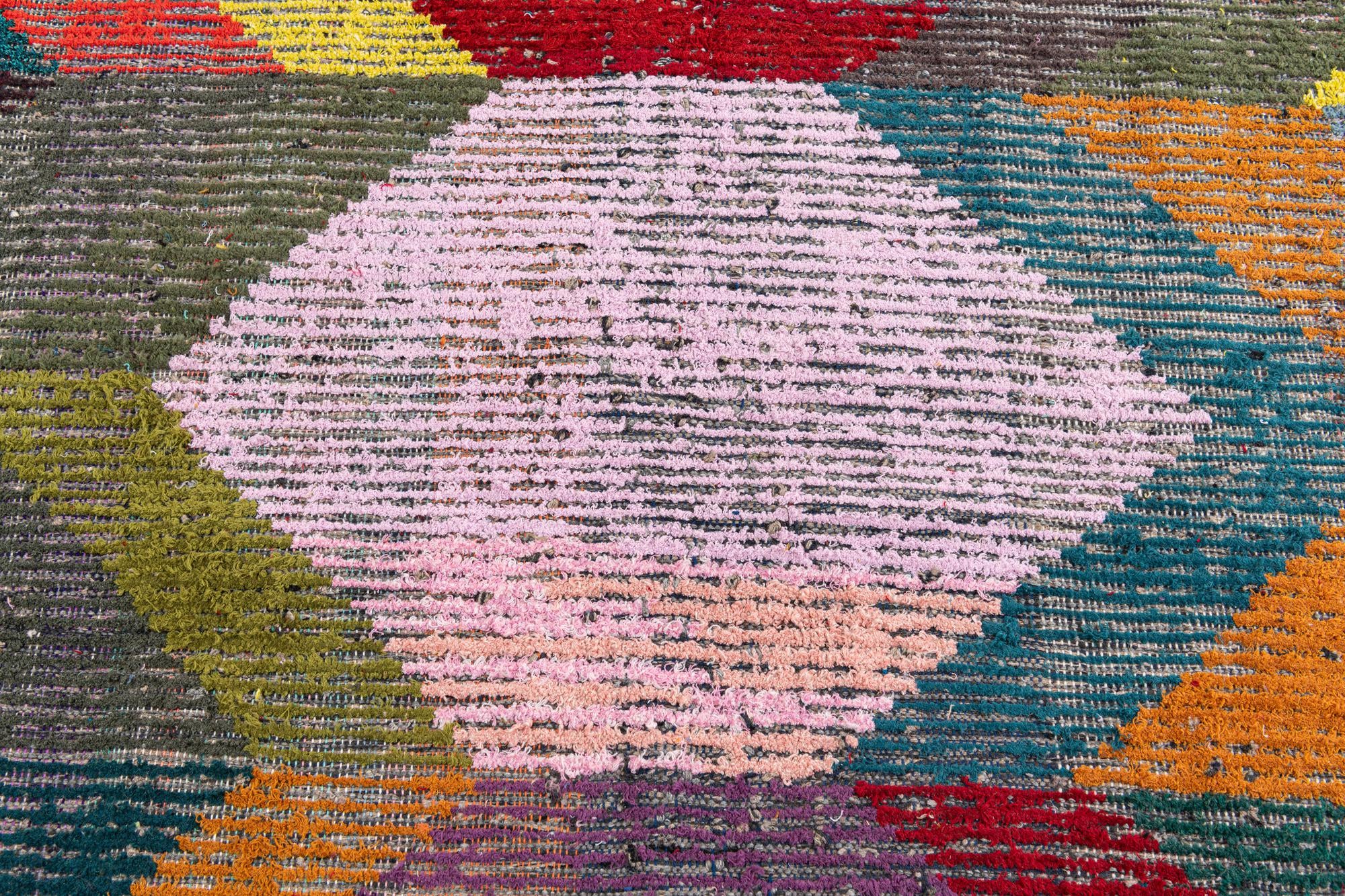8' 2 x 11' Hand Knotted Moroccan Wool Rug