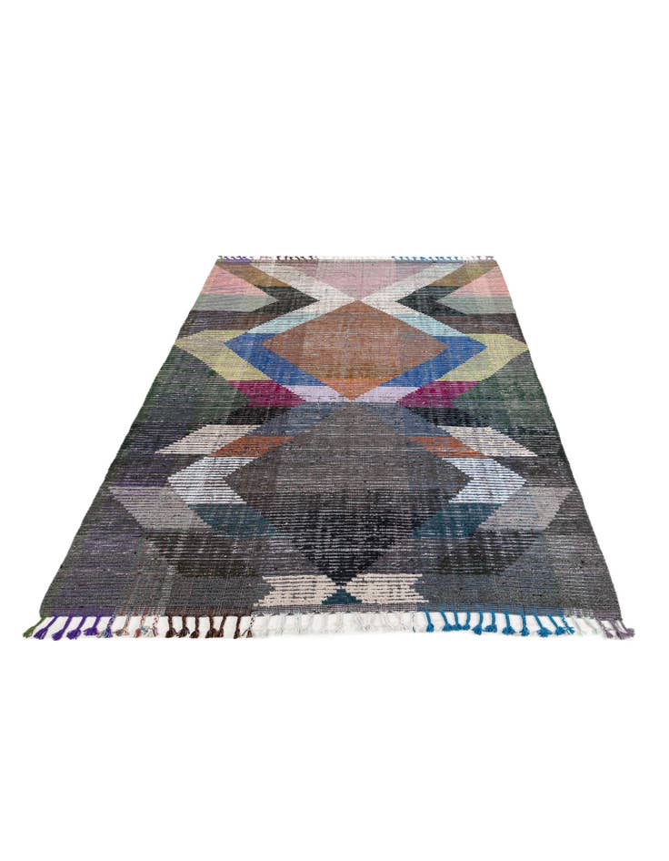 Detail image of 7' 7 x 10' 7 Hand Knotted Moroccan Wool Rug
