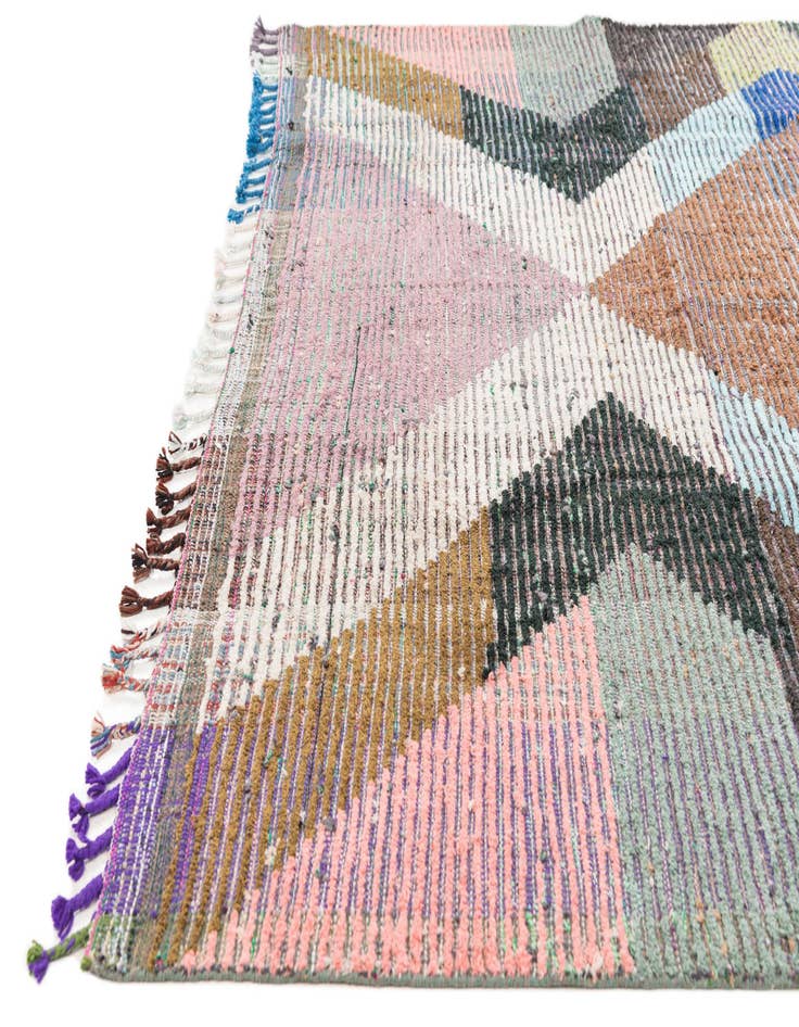 Detail image of 7' 7 x 10' 7 Hand Knotted Moroccan Wool Rug