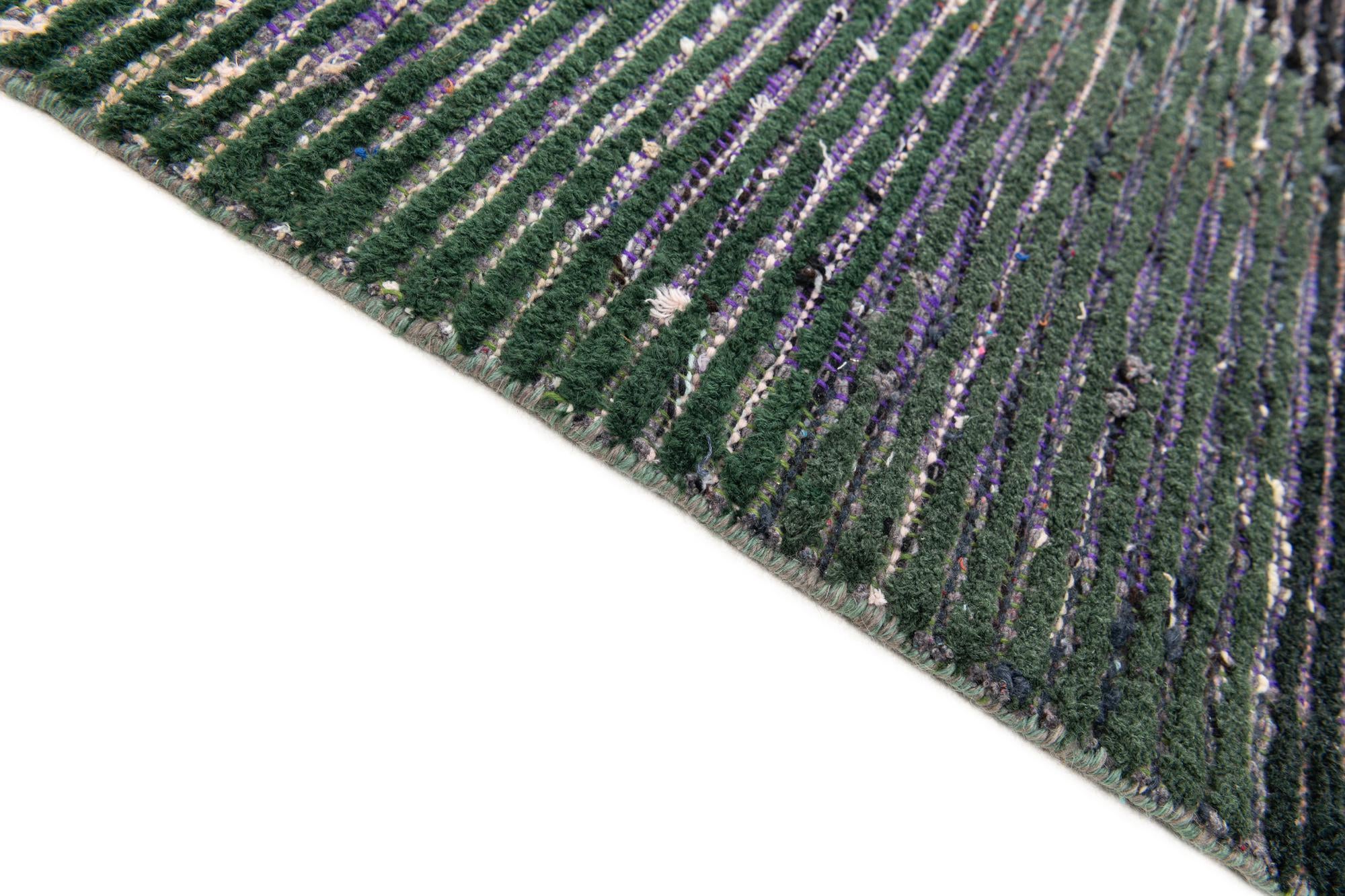 7' 7 x 10' 7 Hand Knotted Moroccan Wool Rug