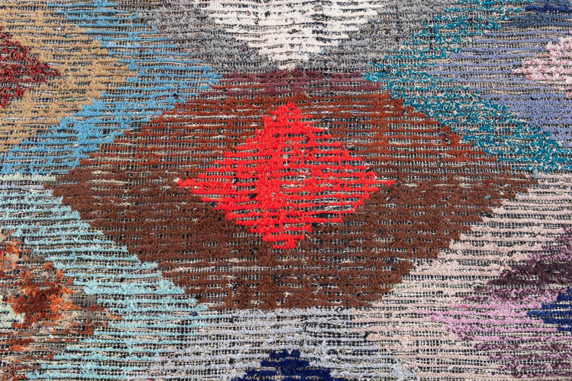 8' 1 x 10' 6 Hand Knotted Moroccan Wool Rug