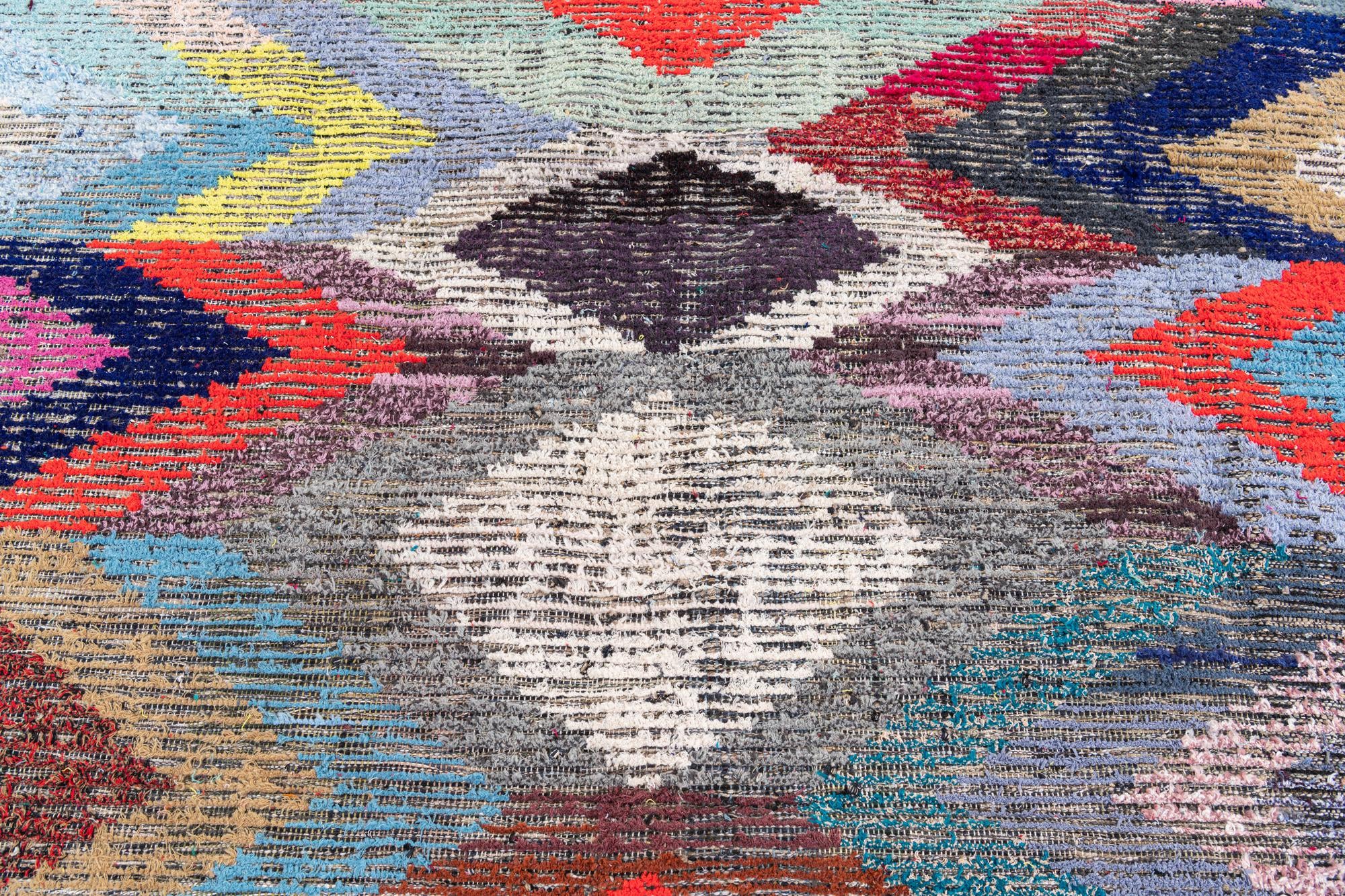 8' 1 x 10' 6 Hand Knotted Moroccan Wool Rug